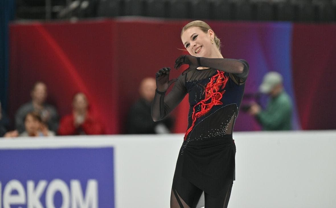 Trusova got a chance to perform at the Grand Prix stage in the United States