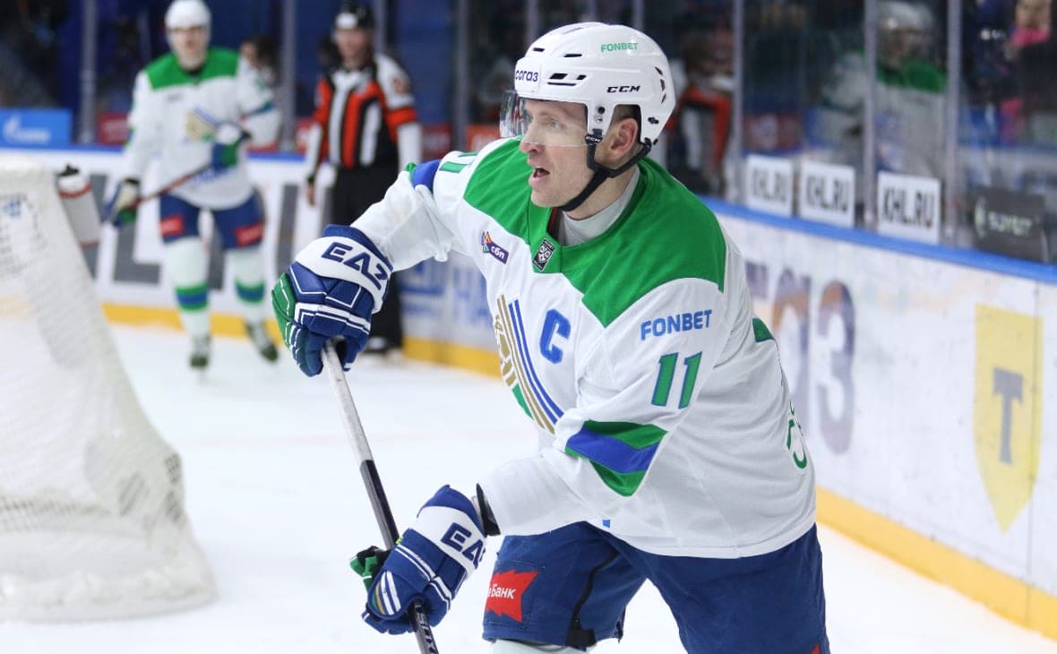 اللاعب السادس في تاريخ KHL وصل إلى علامة 1000 مباراة
