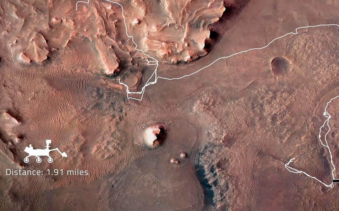 Der Mars-Rover der NASA brach den Rekord. Welchen Weg hat er auf dem Mars eingeschlagen
