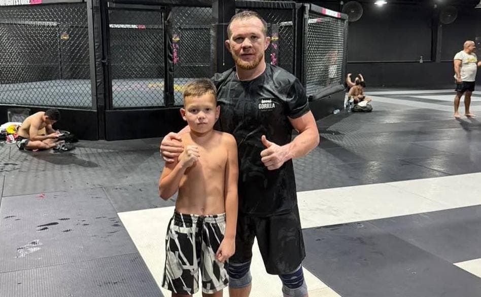 10-year-old son of Peter Jan will be his second in the UFC championship fight