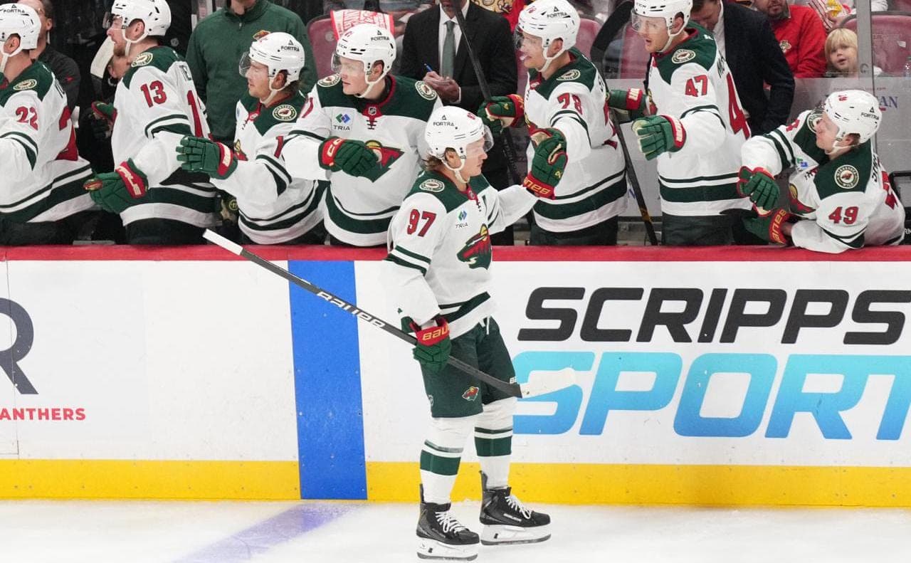 Kaprizov was the first of the Russians to score a hat-trick in the season 2026/27 NHL