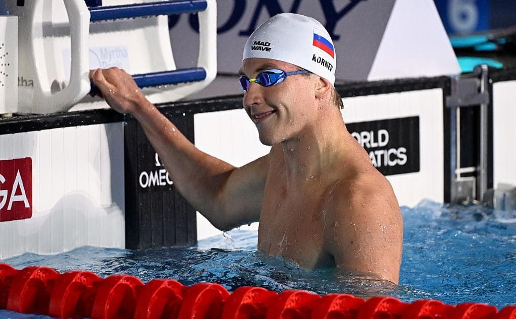 Russian swimmer breaks world record in 50m butterfly
