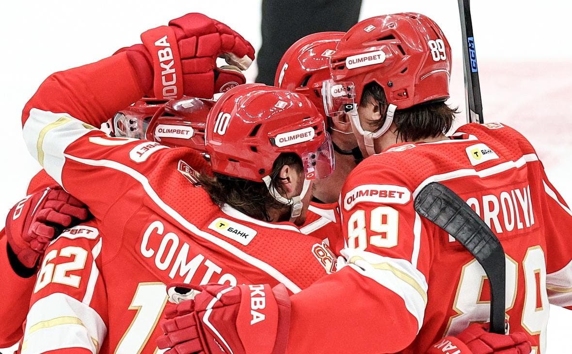 Spartak won the sixth consecutive match in the KHL