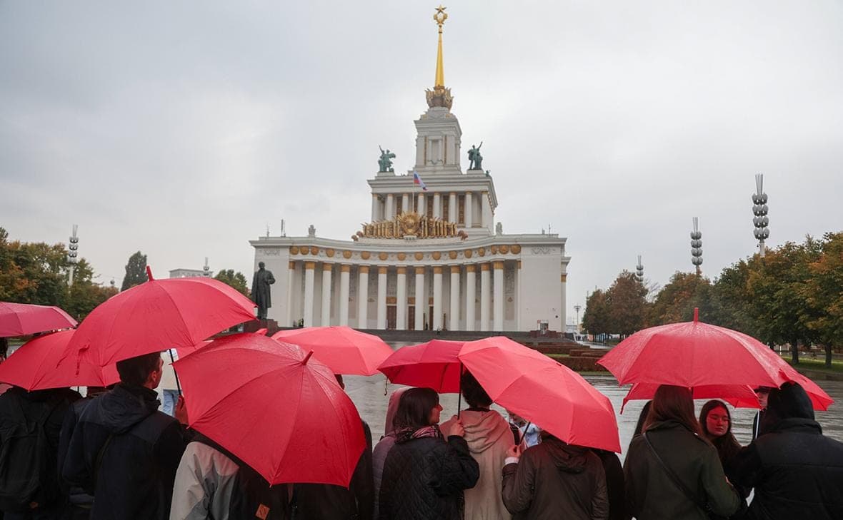 В Москве установилась прохладная и влажная погода