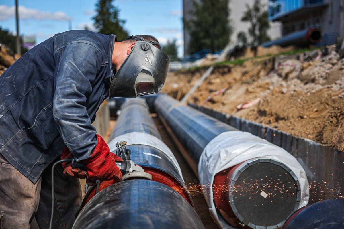 In Brest for the heating season replaced more than 20 kilometers of heating networks