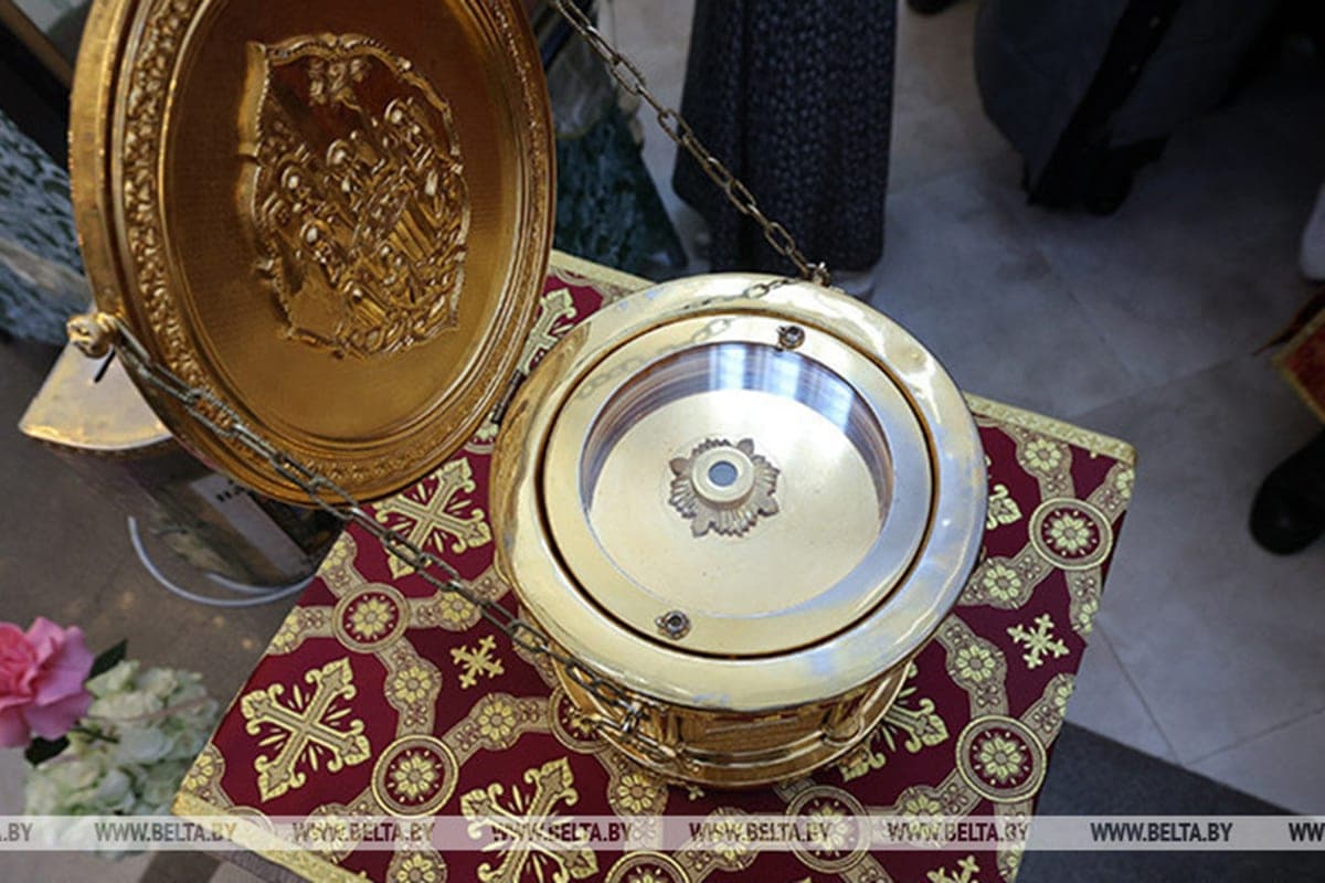 In Mogilev brought the ark with a particle of relics of the holy blessed Matrona of Moscow