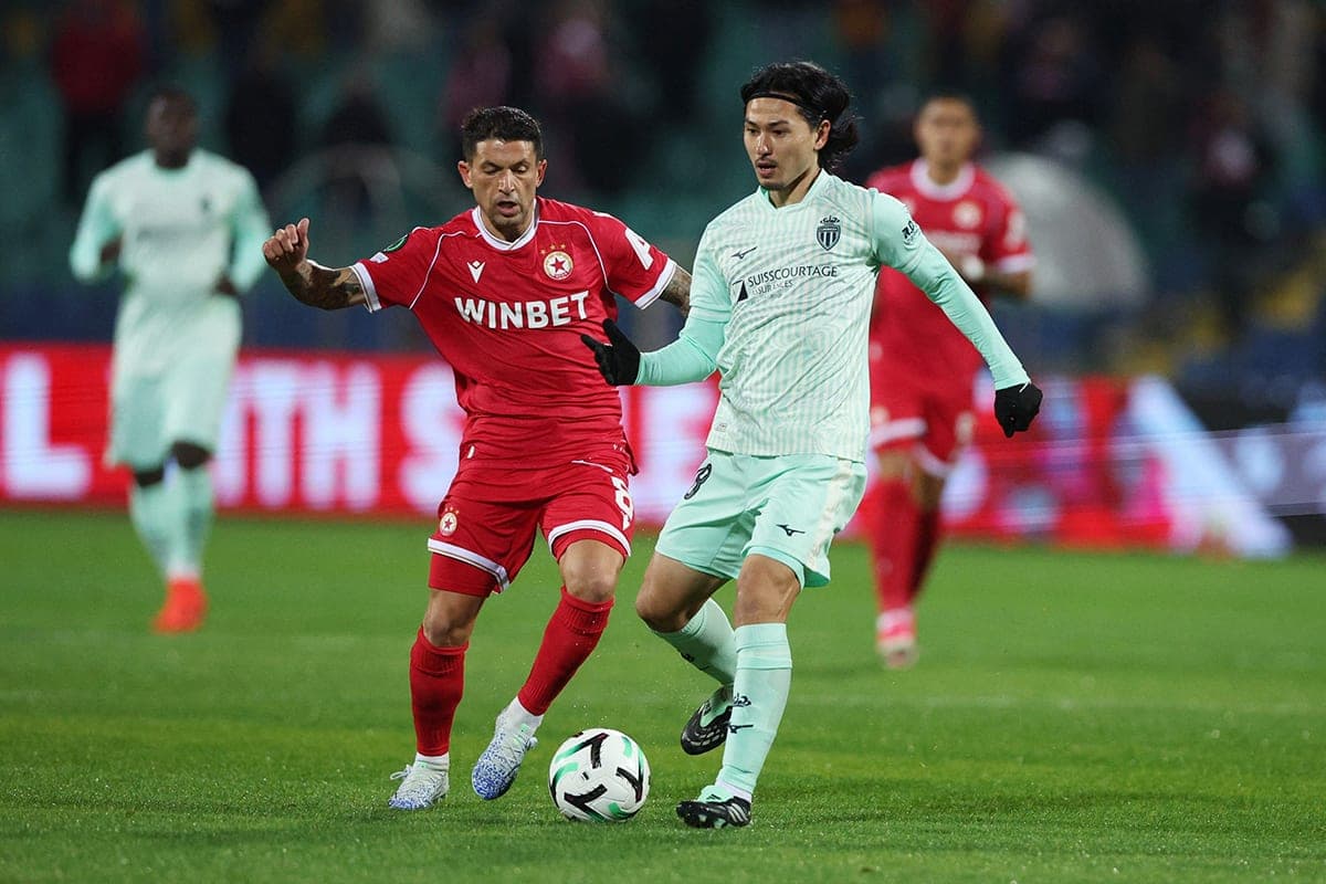 Sofia CSKA with the participation of Lapoukhov and Ebonga lost to Monaco in the game of the general stage of the UEFA Conference League
