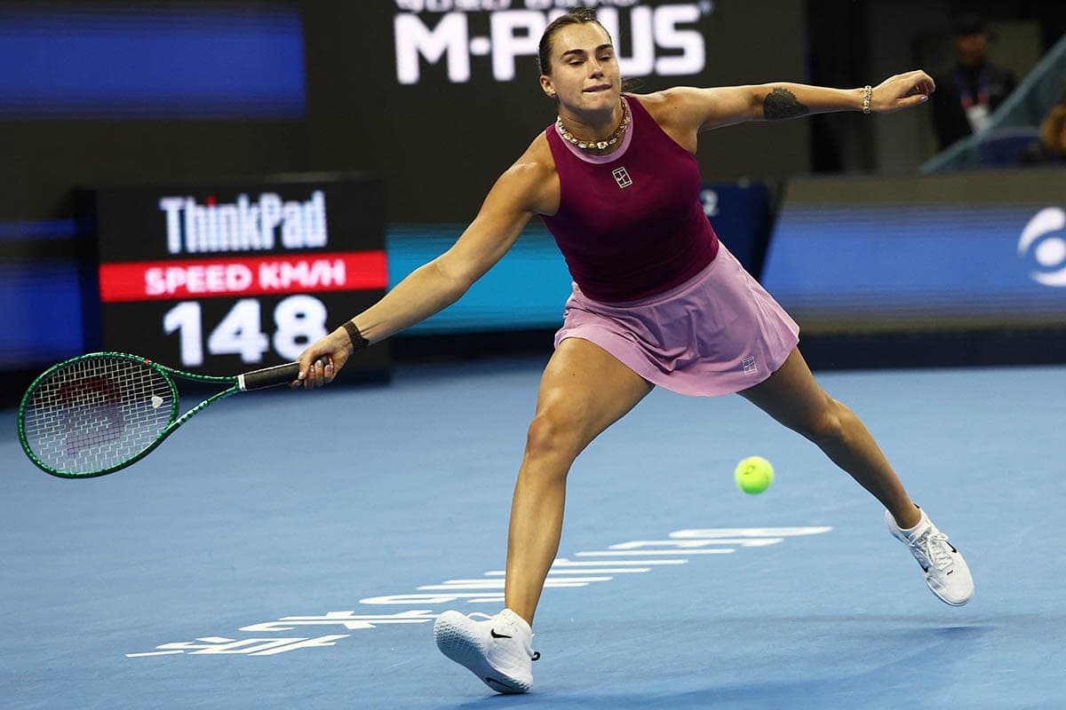 Sobolenko est resté sur la deuxième ligne, Sasnovitch a pris trois positions dans le classement de l'Association féminine de tennis