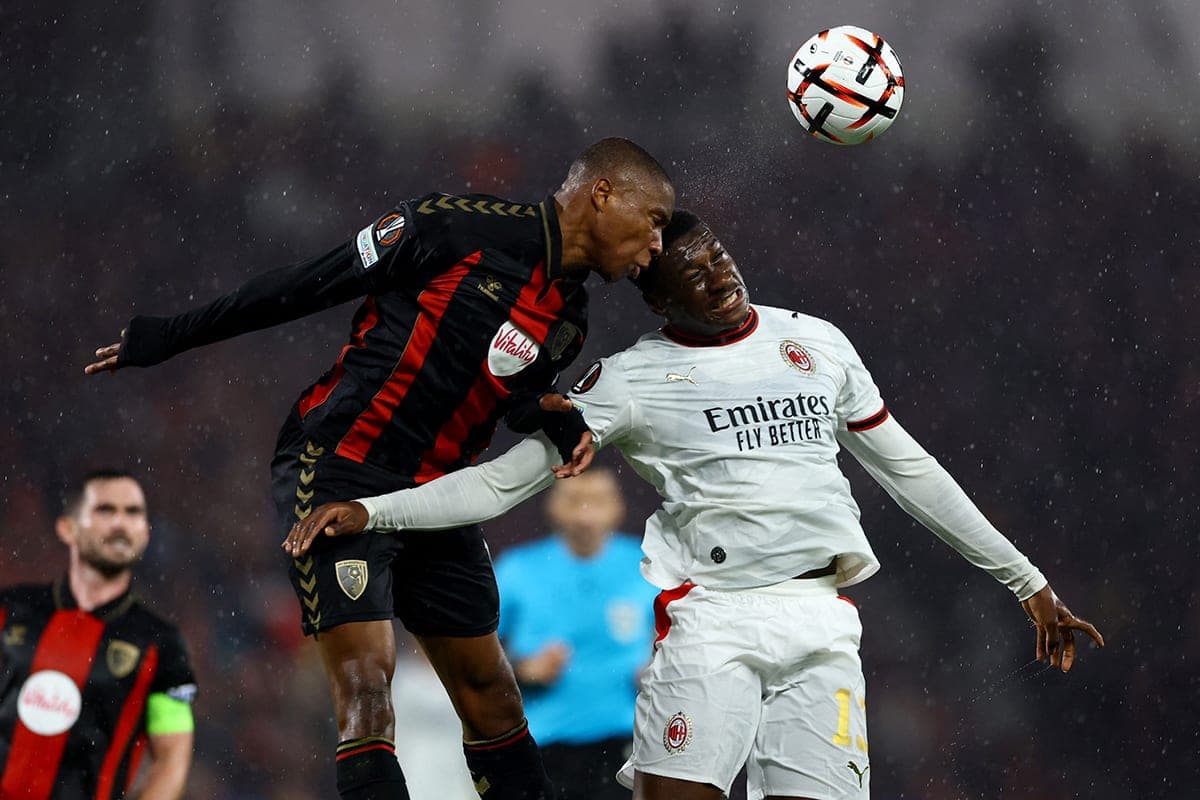 Bournemouth defeated Milan in the match of the UEFA Europa League