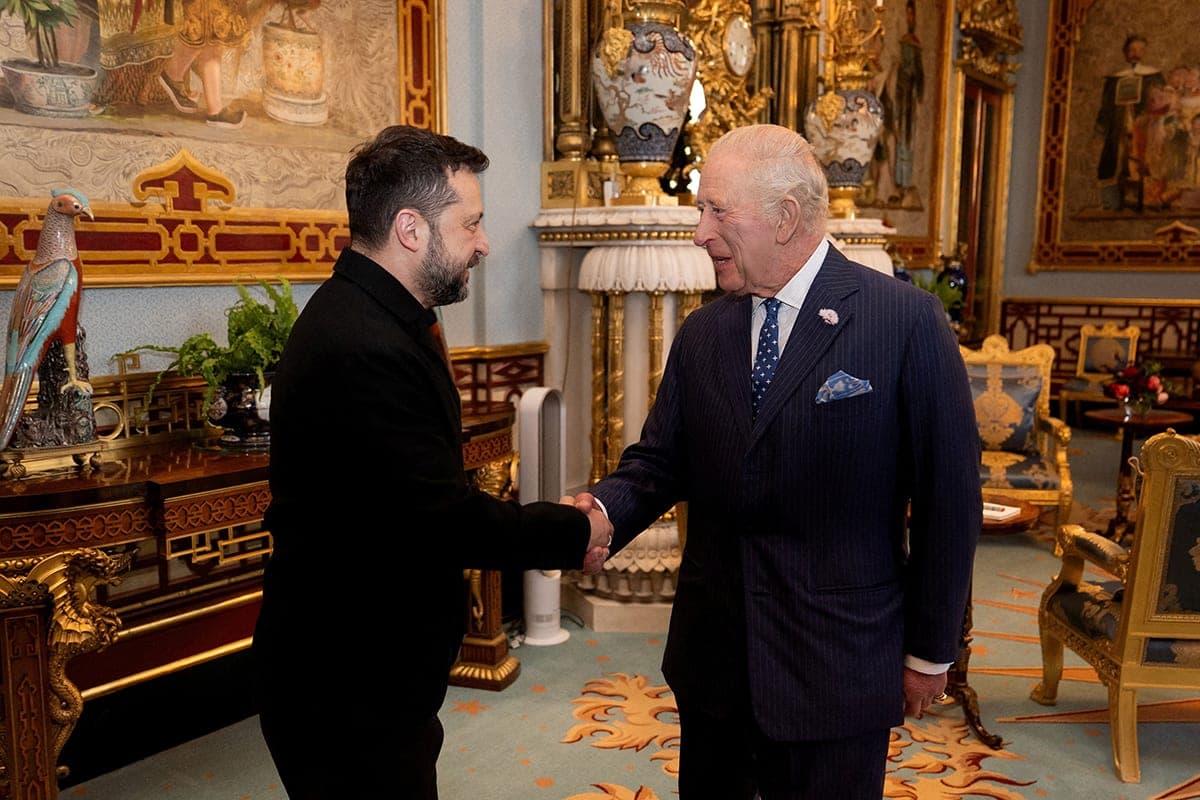 In Buckingham Palace held a meeting of Charles III and Zelensky
