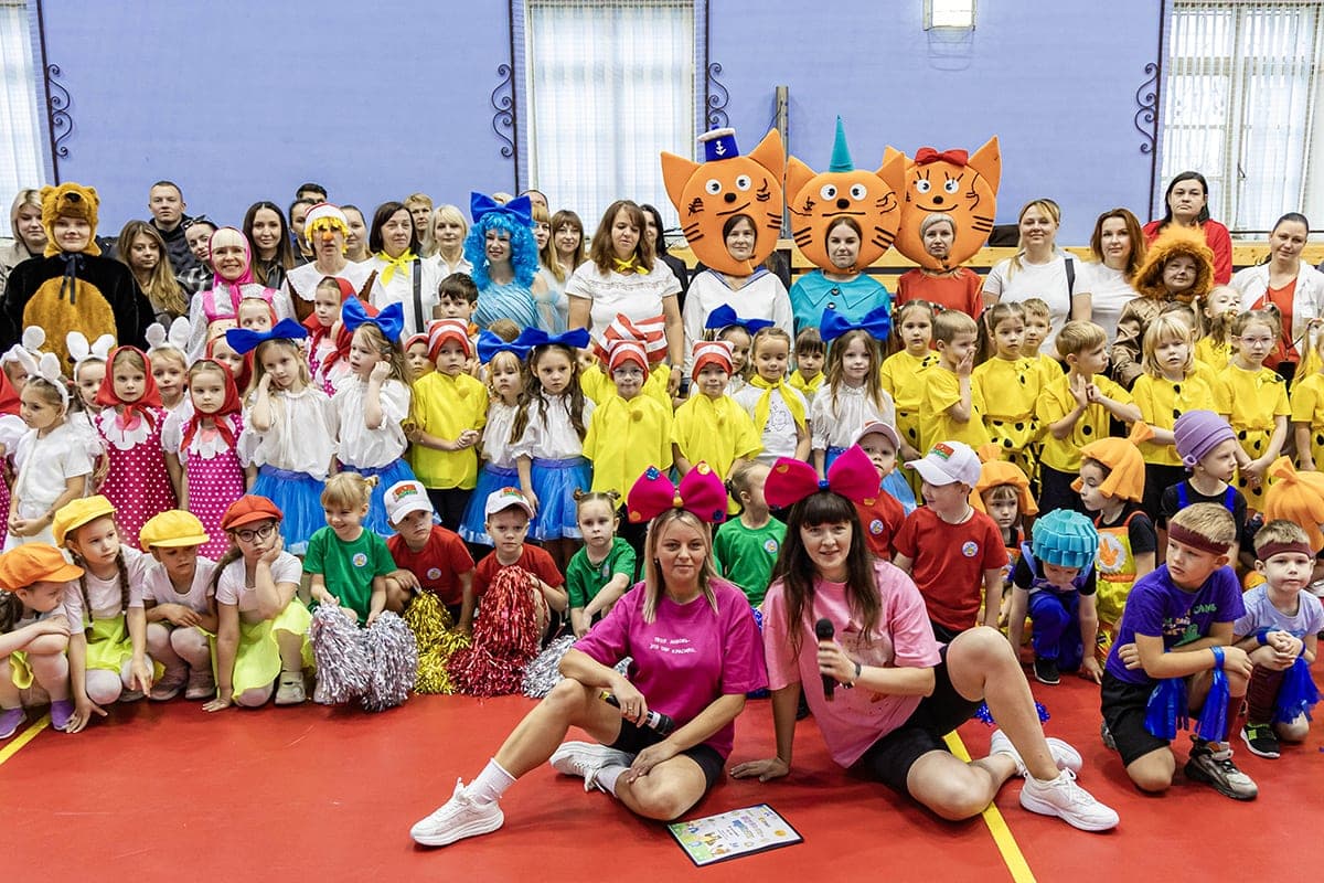 In Polotsk was the first Zumbafest, timed to the Week of parental love