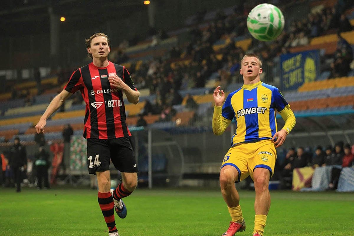 Bobruiska “Belshina” defeated Borisov BATE in the game of the national championship on football