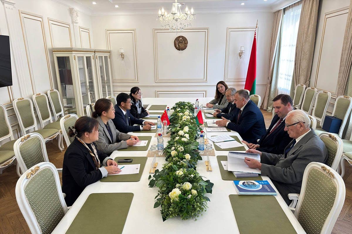 NAS of Belarus is working on joint projects on petrochemistry, AI and ecology with one of the provinces of China