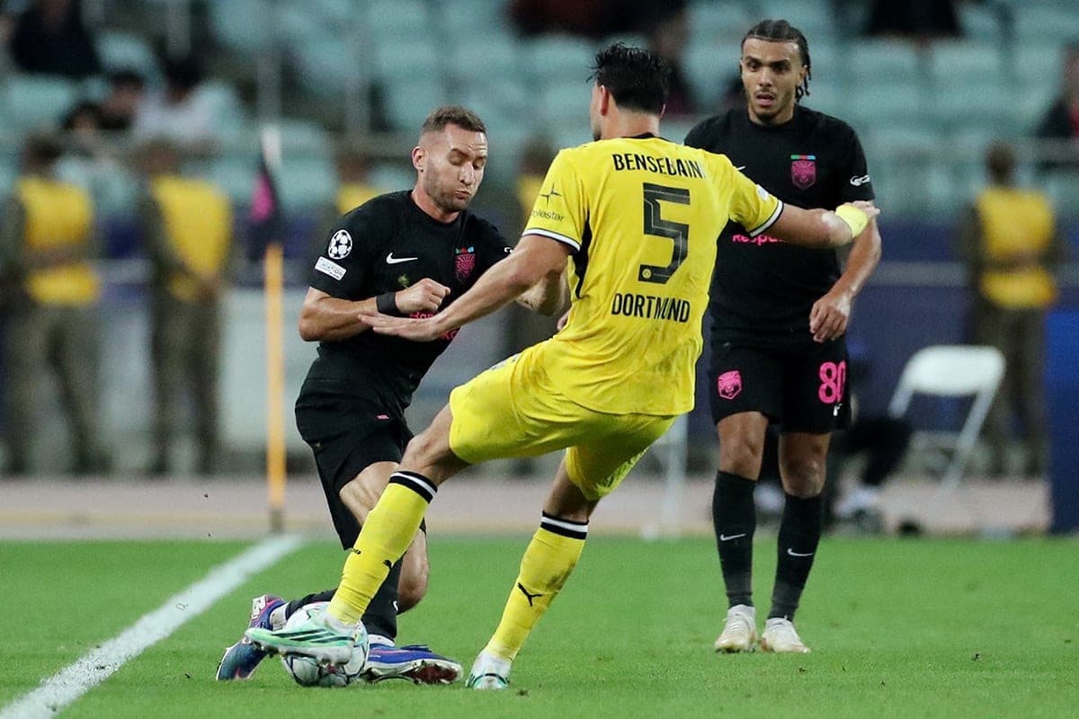 Sabah lost to Borussia Dortmund in the UEFA Champions League game