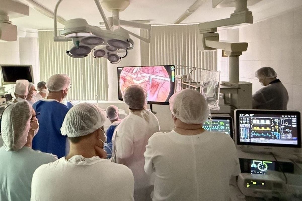 The first operation in Belarus for the treatment of deep infiltrative endometriosis using ICG technology was successfully carried out in Minsk
