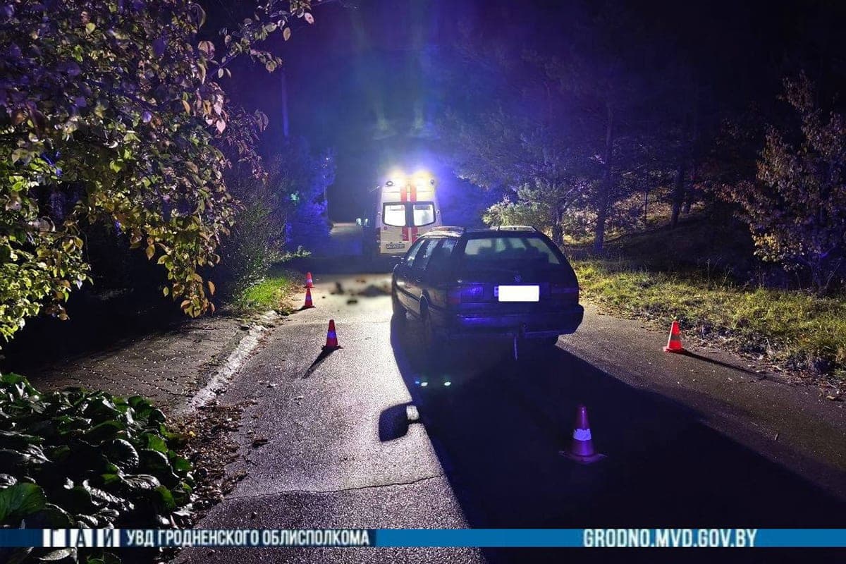 В Гродненской области под колесами «Фольксвагена» погиб лежавший на дороге пешеход