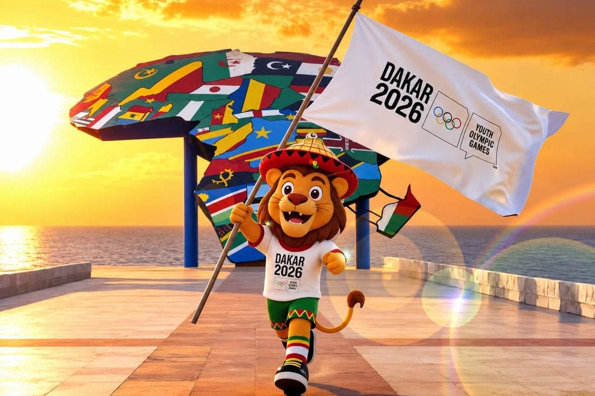 Belarusian athletes prepare to perform at the Youth Olympic Games in Dakar