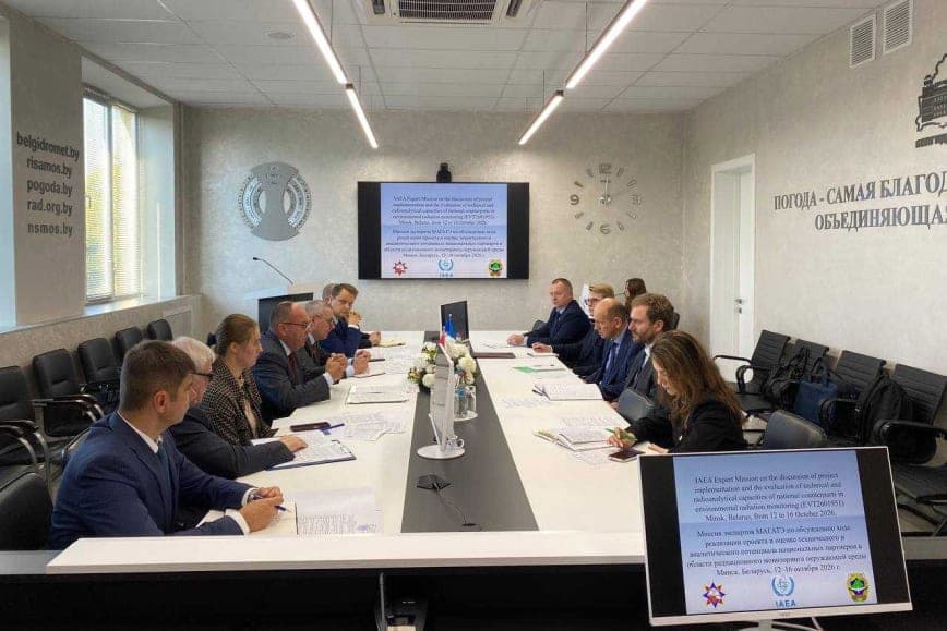IAEA assesses Belarus’ capabilities in radiation monitoring