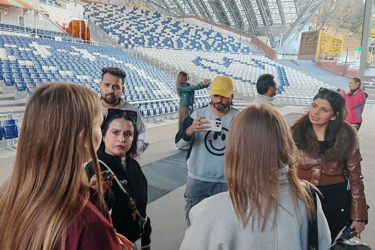 Millionaire bloggers from India got acquainted with the sights of Vitebsk
