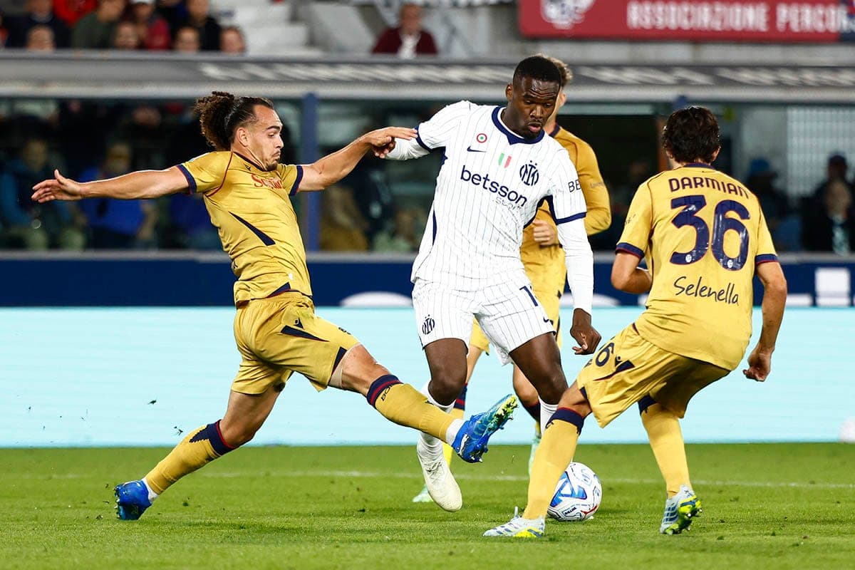 Inter brach den Widerstand von Bologna im Spiel der Serie A