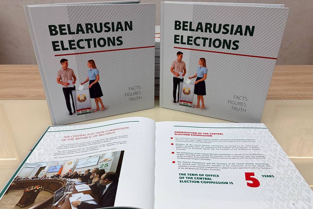Book on Belarus’ electoral system to be handed over to election organizers from different countries