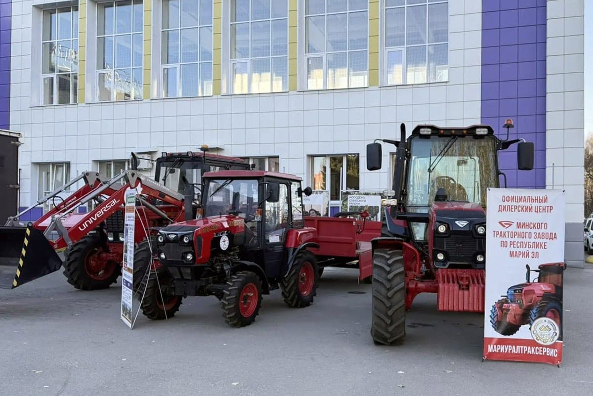 Тракторную технику BELARUS продемонстрировали на выставке в Йошкар-Оле