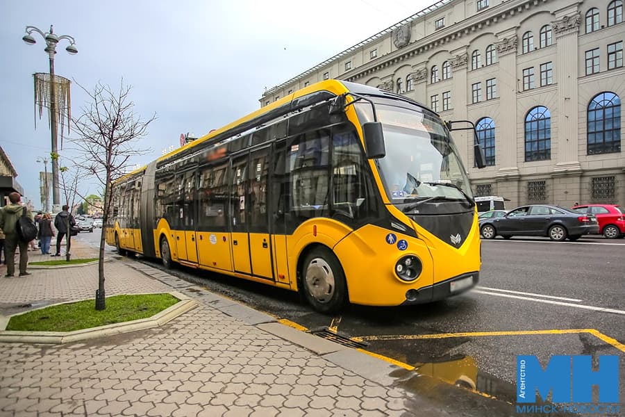 Доля электрифицированного транспорта в Минске достигла 50 %