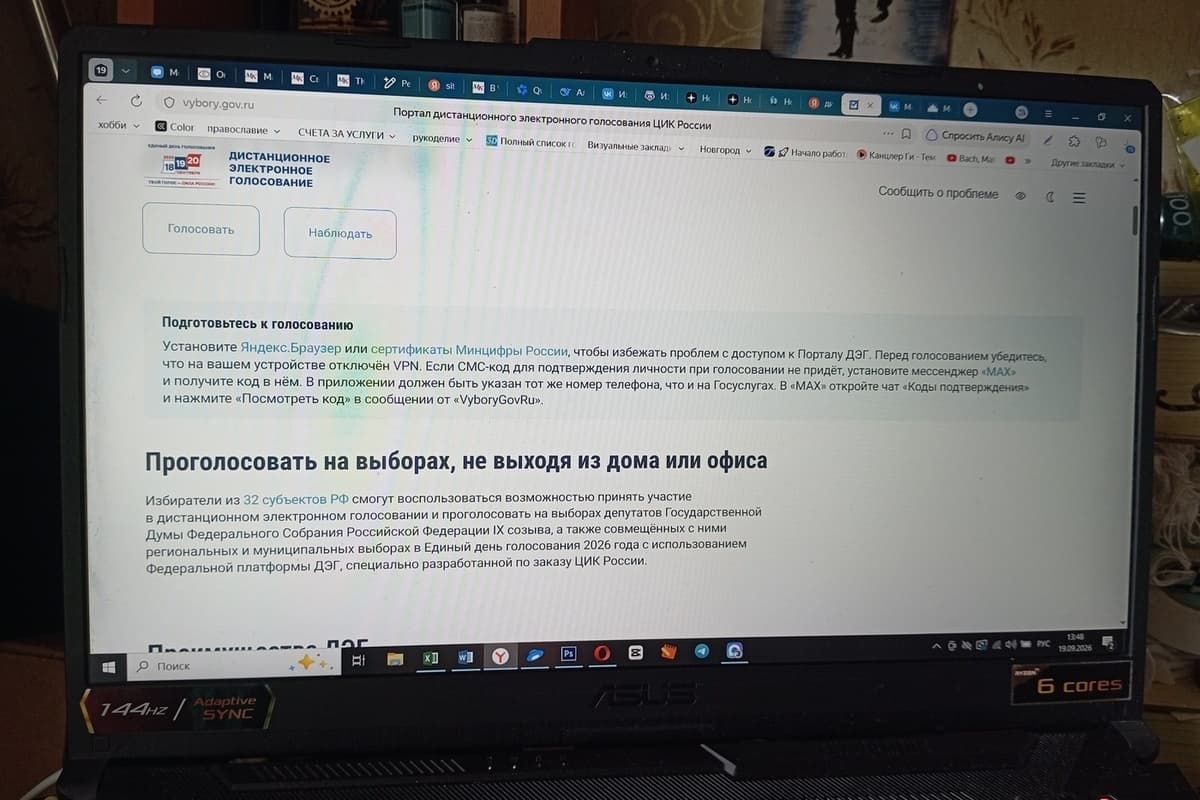Новгородская область вышла в лидеры по дистанционному голосованию