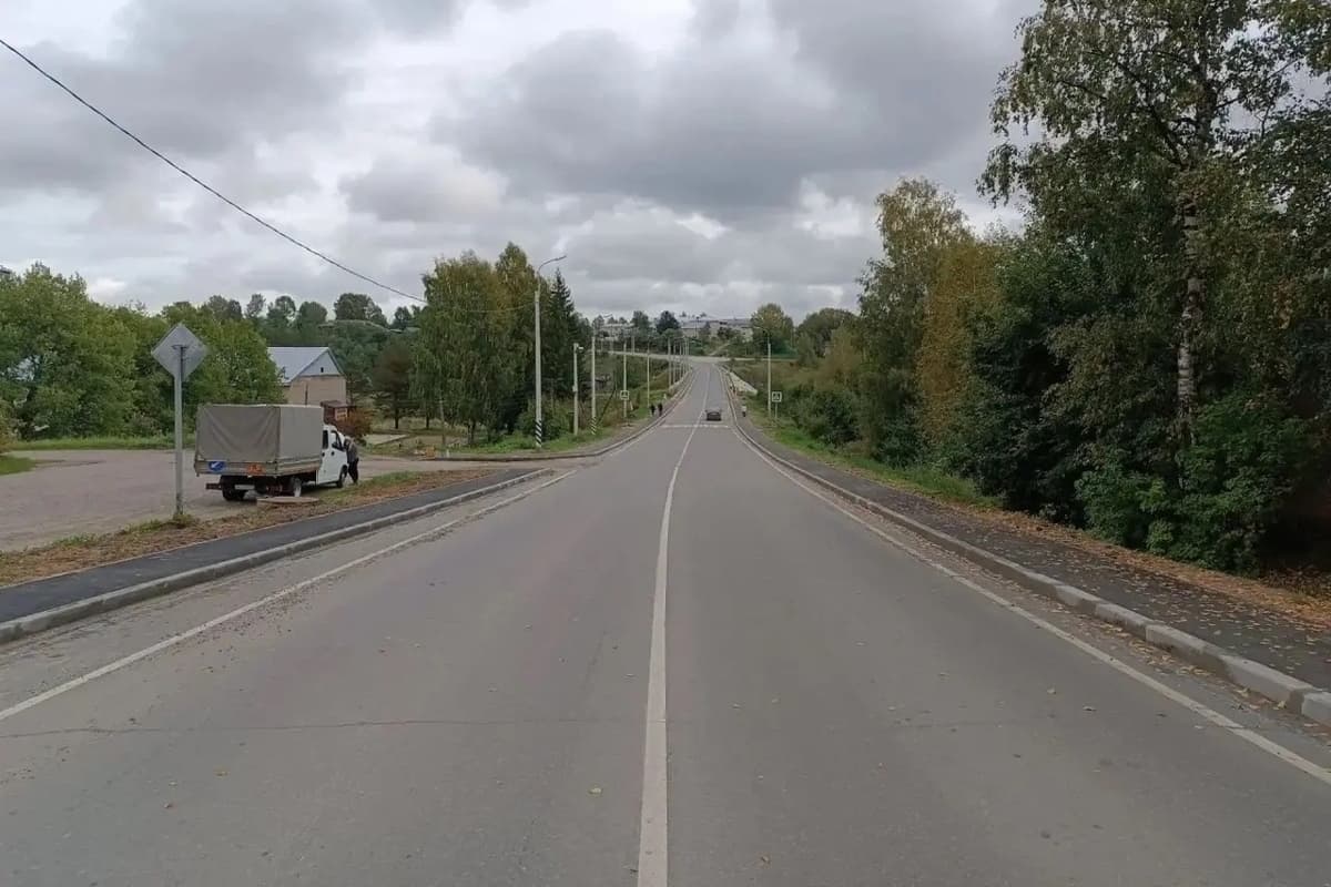 Два километра тротуаров построили в Бабаевском округе