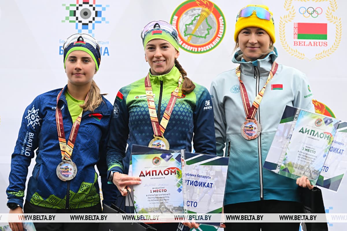 Воробей победила в спринте на чемпионате Беларуси по летнему биатлону