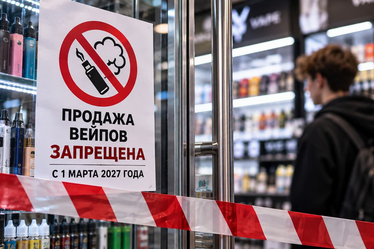 С 1 марта 2027 года в Ульяновской области могут запретить продажу вейпов