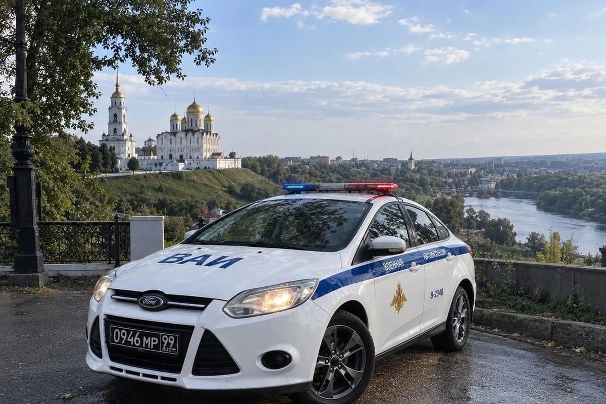 Владимирский гарнизон и водители отметили День без автомобиля