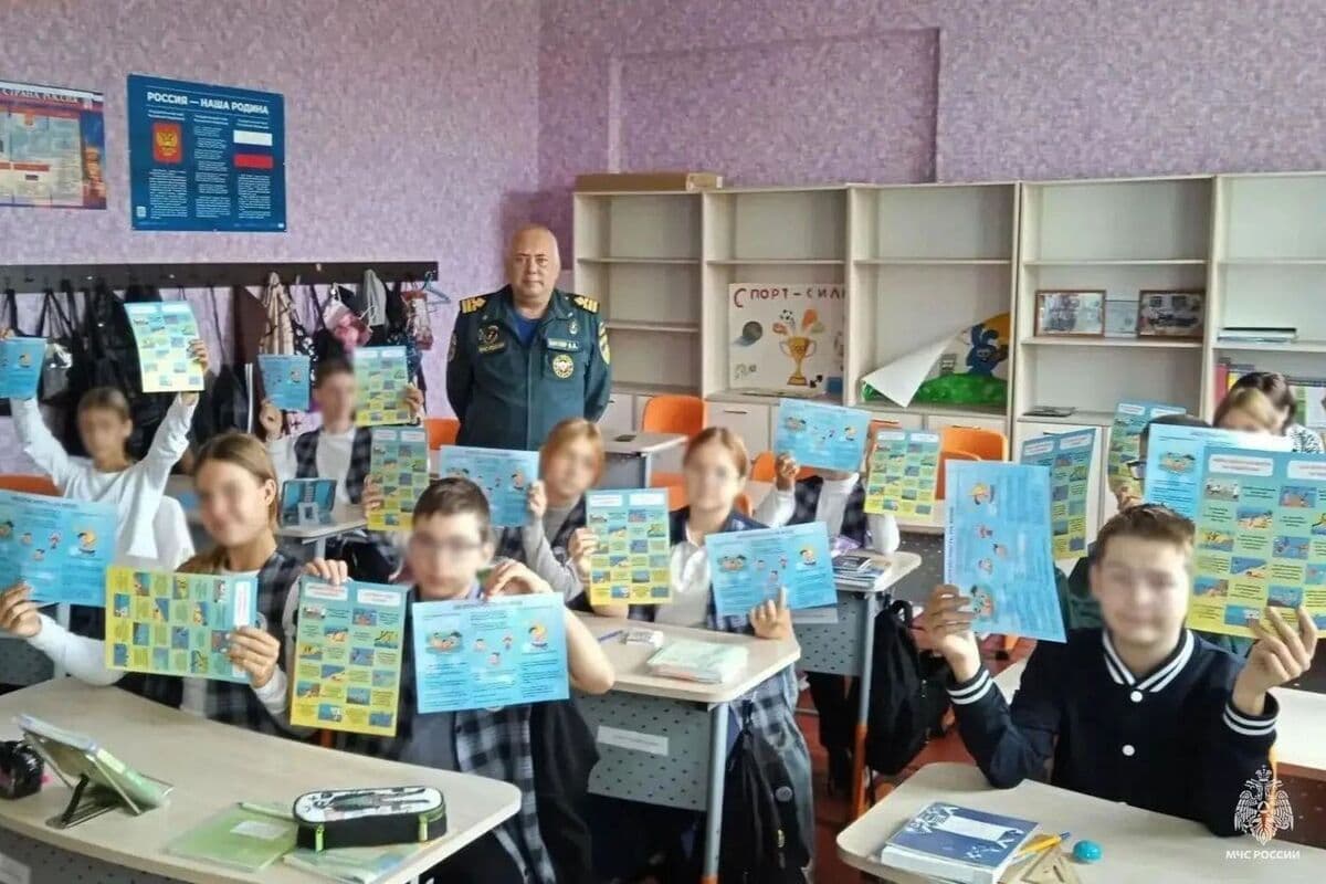 Бердянским школьникам рассказали о безопасности на воде
