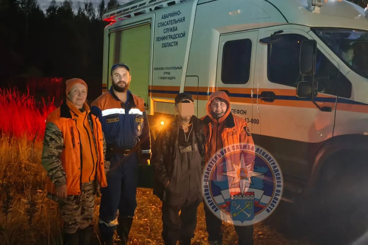 Заблудившийся мужчина в Тихвинском районе самостоятельно вышел к спасателям