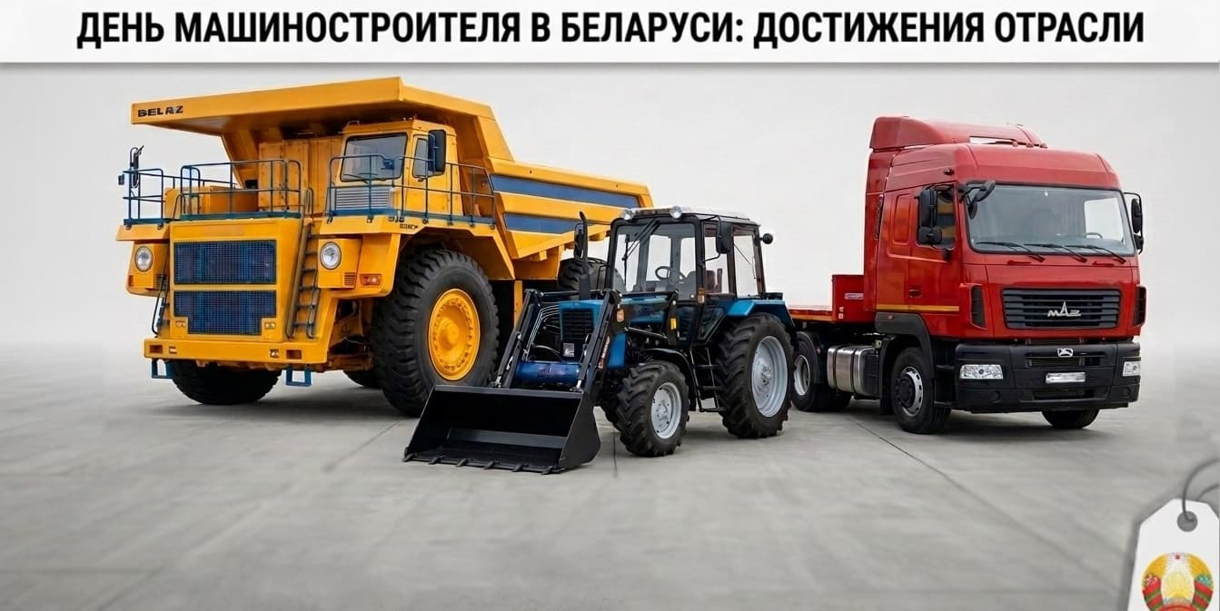 День машиностроителя 2026 в Беларуси: БЕЛАЗ, МТЗ, достижения отрасли
