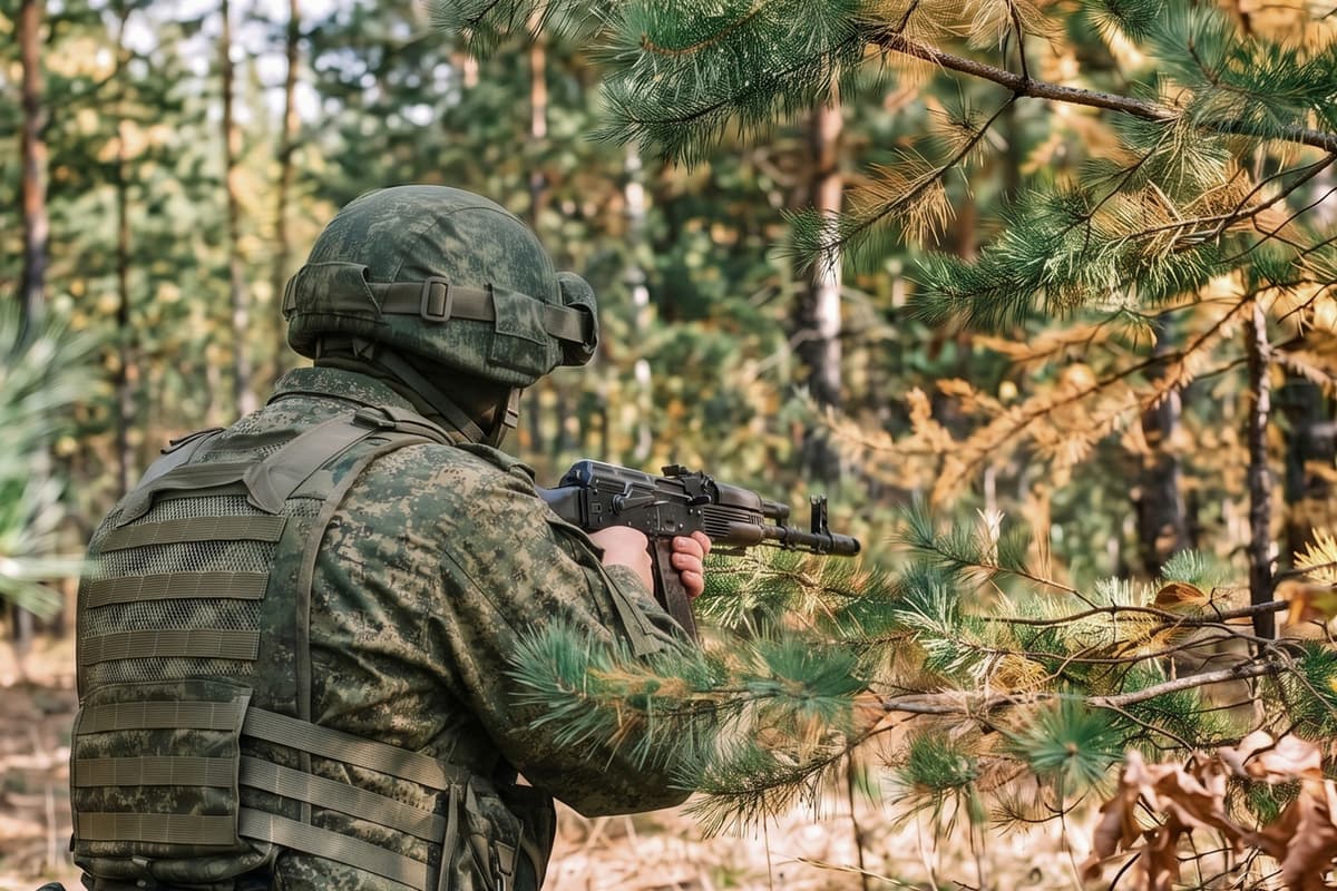 В Бурятии ВВО штурмовал тайгу