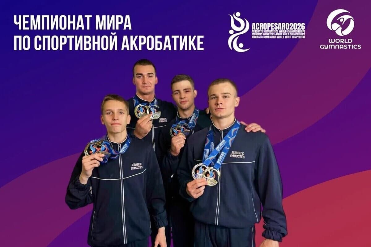 Воронежские акробаты завоевали золото чемпионата мира