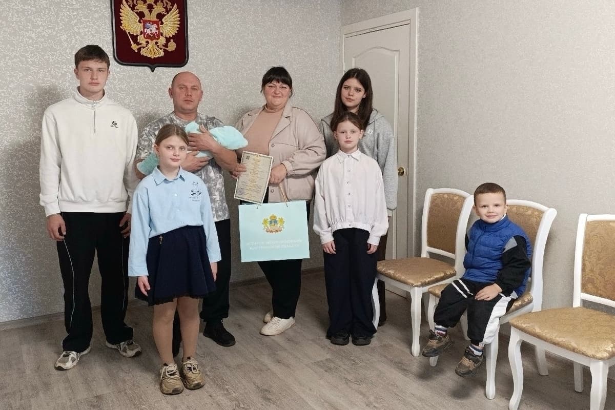 В Костромской области в семье из Нерехты родился шестой ребенок