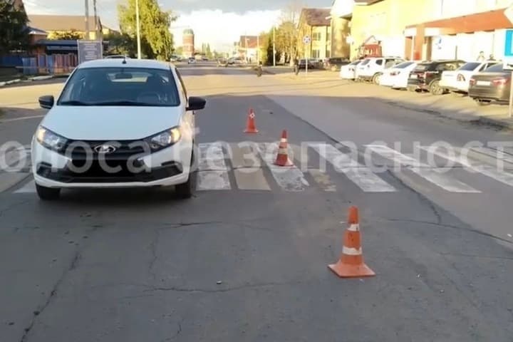 В Сатинке водитель «Лады» сбил пенсионера на пешеходном переходе