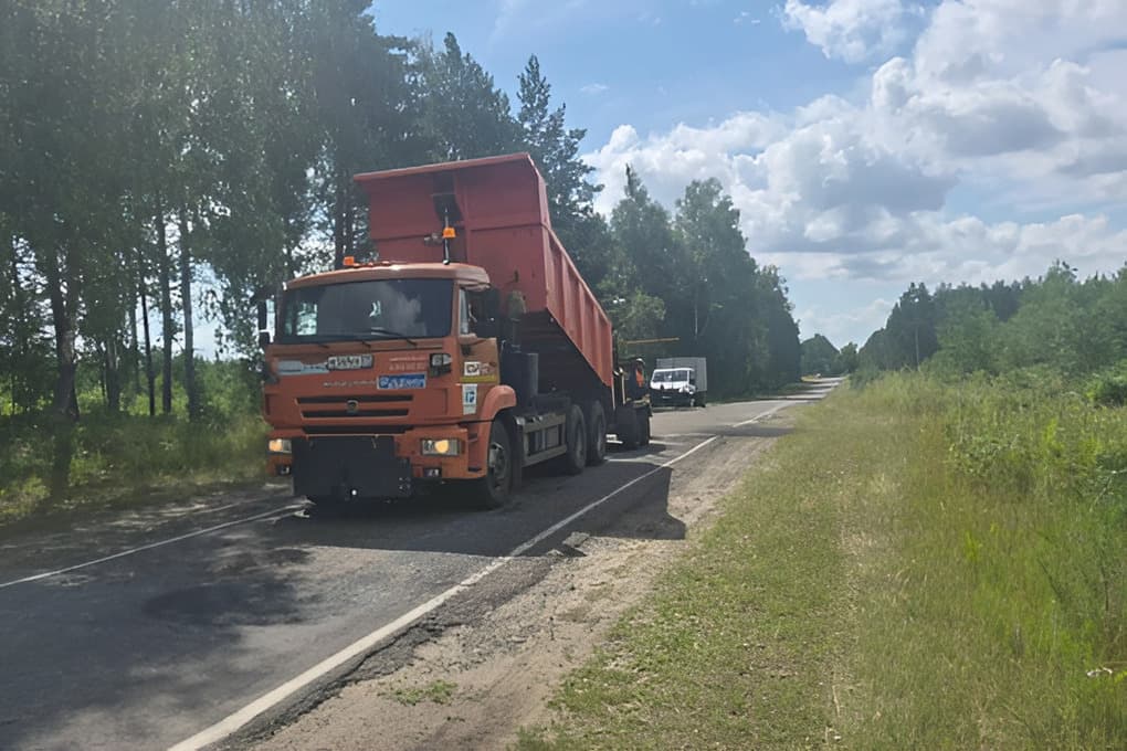 На дороге в посёлок Северный устранили опасные выбоины