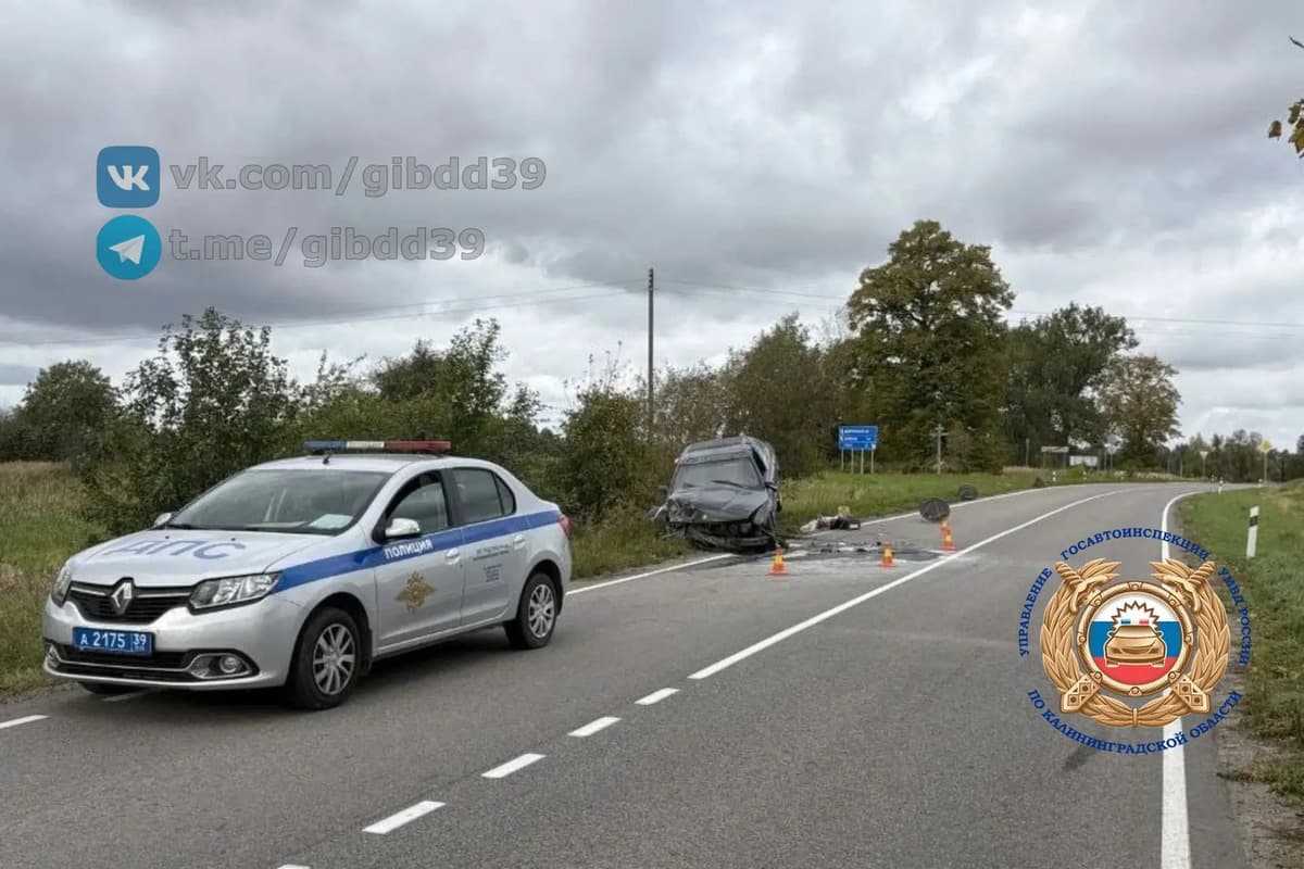 Водитель БМВ вылетел с трассы под Кубановкой