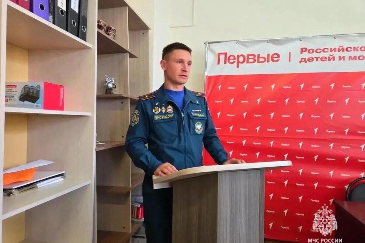Volgograd students explained the rules of behavior in emergencies