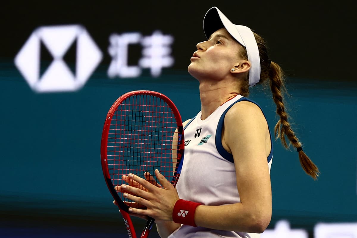 Rybakina s'est retirée du tournoi WTA-1000 à Wuhan