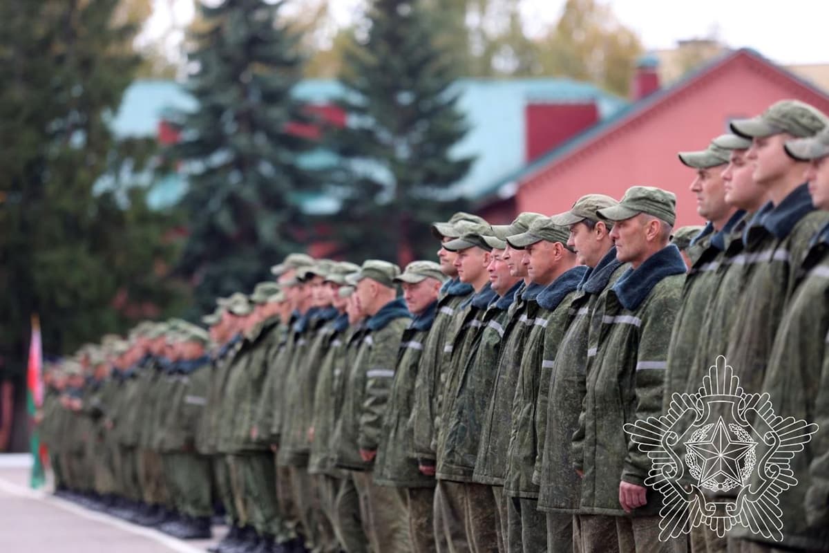 The collection with military servicemen from among the specialists of agricultural enterprises was completed - Khrenin awarded participants