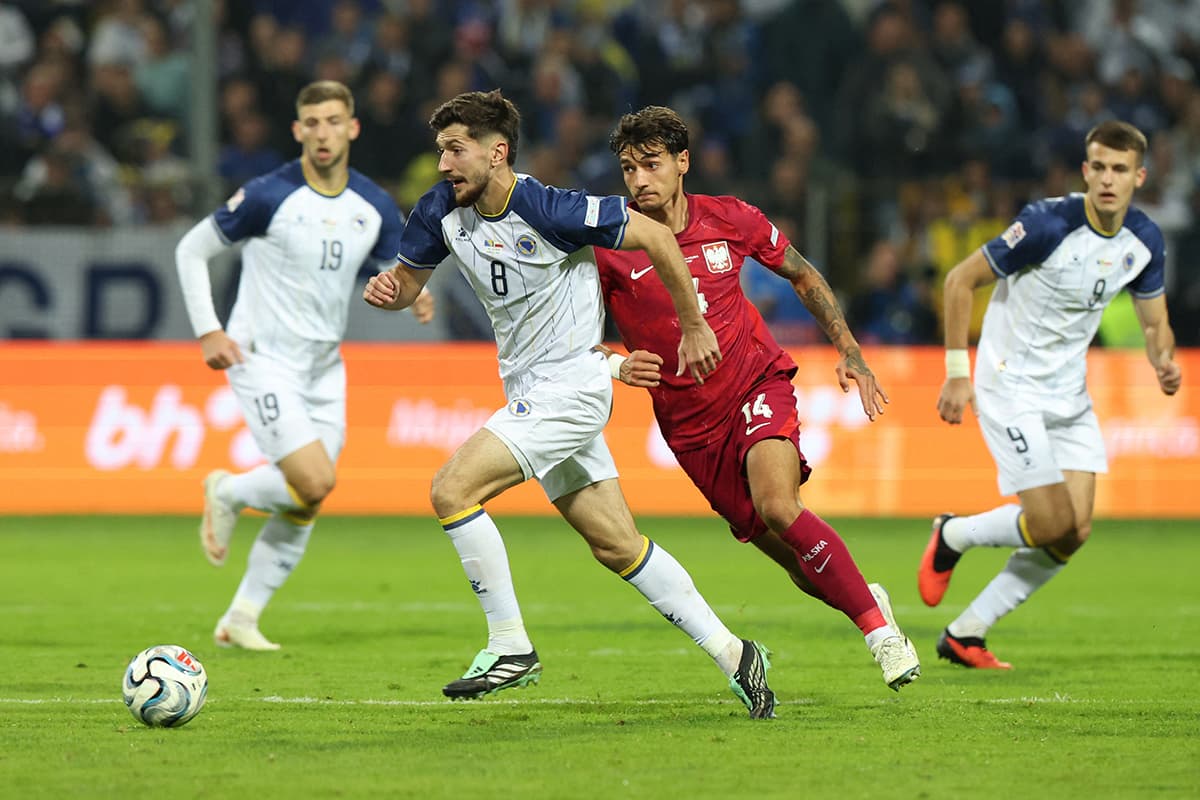Bosnia and Herzegovina wins against Poles in UEFA Nations League match