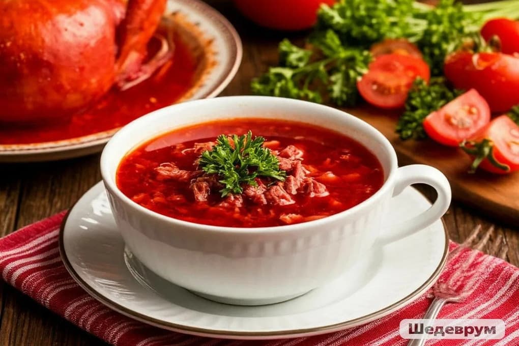 Tomorrow the hostess of Kalmykia need to prepare borscht