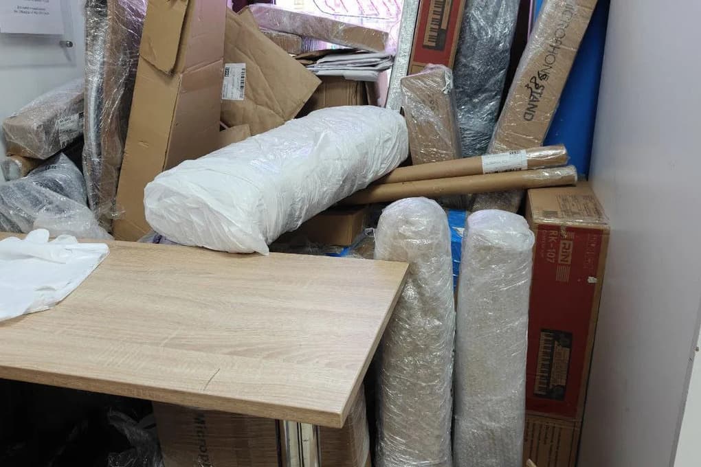 In St. Petersburg, the employee of the marketplace attacked with a knife on his partner
