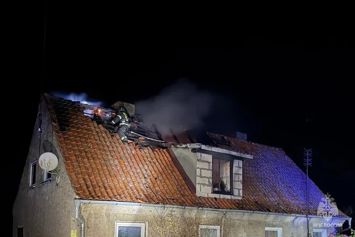 The fire in Chernyakhovsk almost turned into an explosion of cylinders