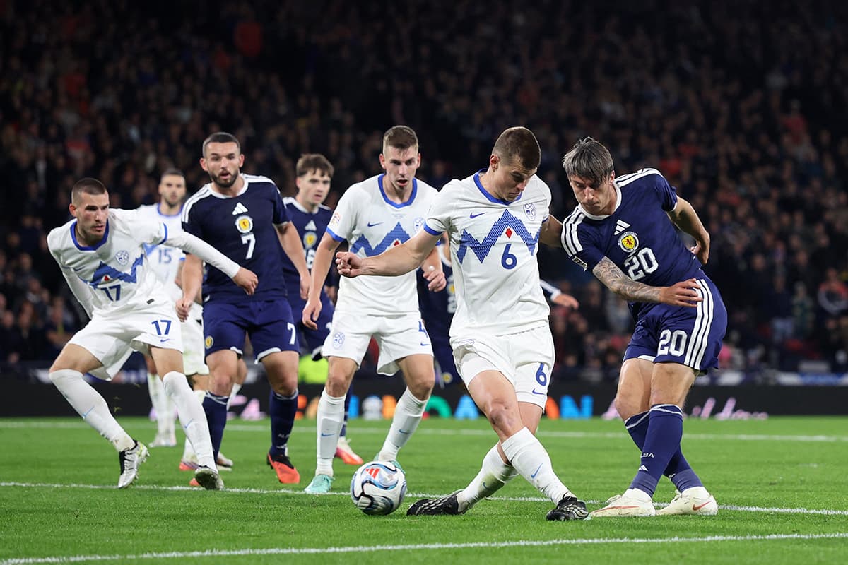 Slovenians were stronger than Scotland in the match of the UEFA Nations League