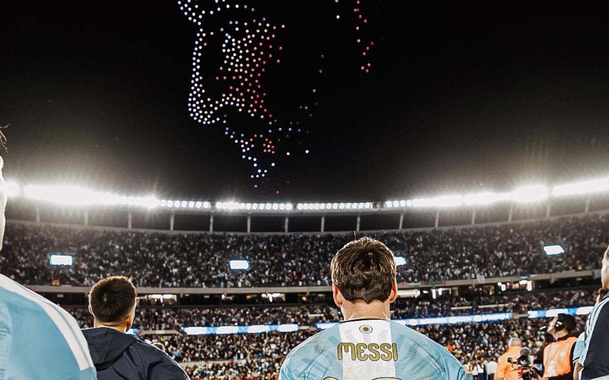 Like Messi was seen off in Argentina. Video
